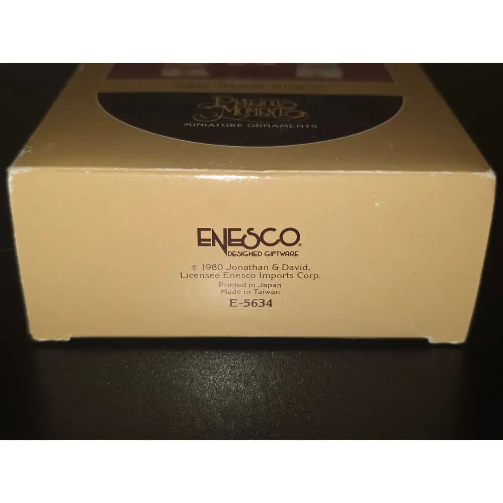 Enesco Precious Moments Wee Three Kings Mini Ornaments Set 1980 E5634‎ Boxed